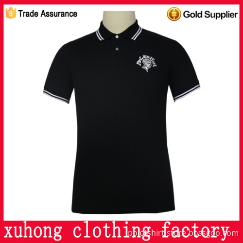 Two Button Design Customize Embroidery Logo Polo T Shirt